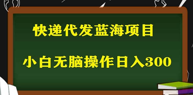 2023最新蓝海快递代发项目，小白零成本照抄-宝籍资源