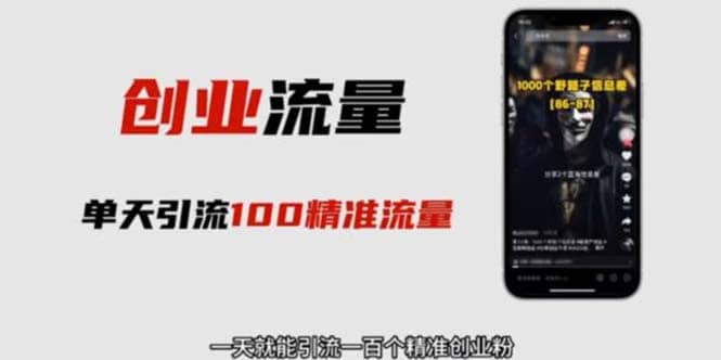 自媒体音频加图文制作视频 一天引流一百个精准创业粉【音频软件+图片素材】-宝籍资源