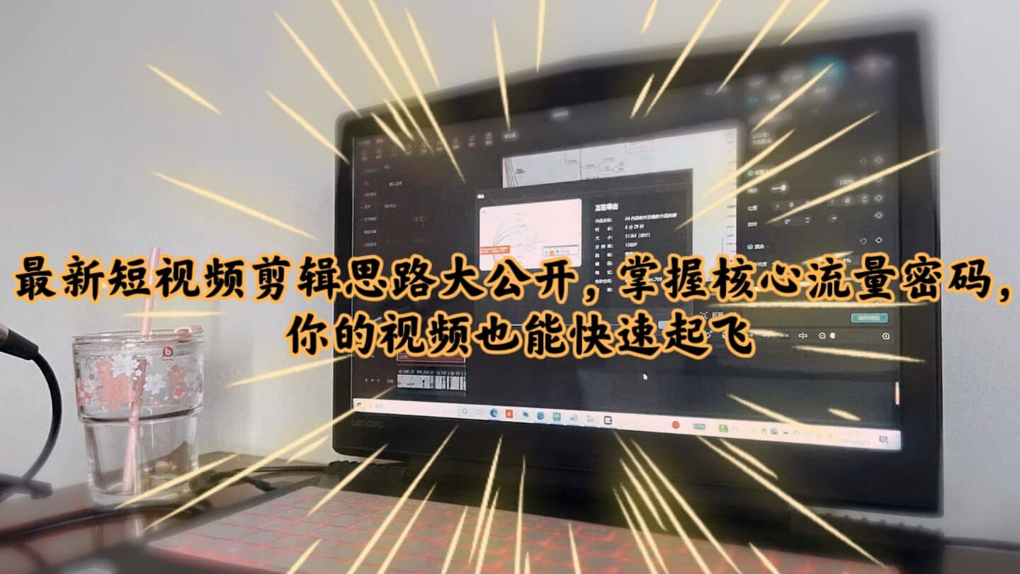 最新短视频剪辑思路大公开，掌握核心流量密码，你的视频也能快速起飞-宝籍资源