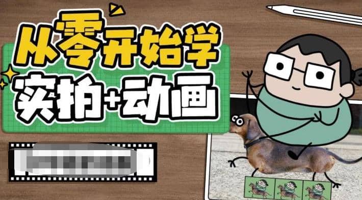 从零开始学实拍加动画，实拍加动画创意教程（49节视频课）-宝籍资源