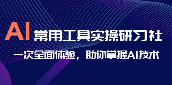 AI-常用工具实操研习社，一次全面体验，助你掌握AI技术-宝籍资源