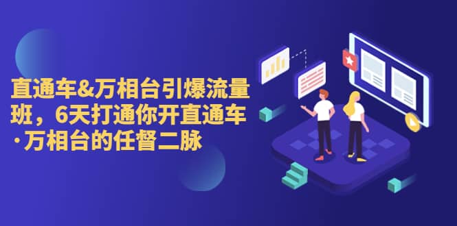 直通车+万相台引爆流量班，6天打通你开直通车·万相台的任督 二脉-宝籍资源