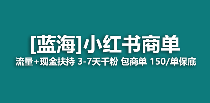 【蓝海项目】小红书商单项目，7天就能接广告变现，稳定一天500+保姆级玩法-宝籍资源