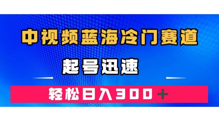 中视频蓝海冷门赛道，韩国视频奇闻解说，起号迅速，日入300＋-宝籍资源