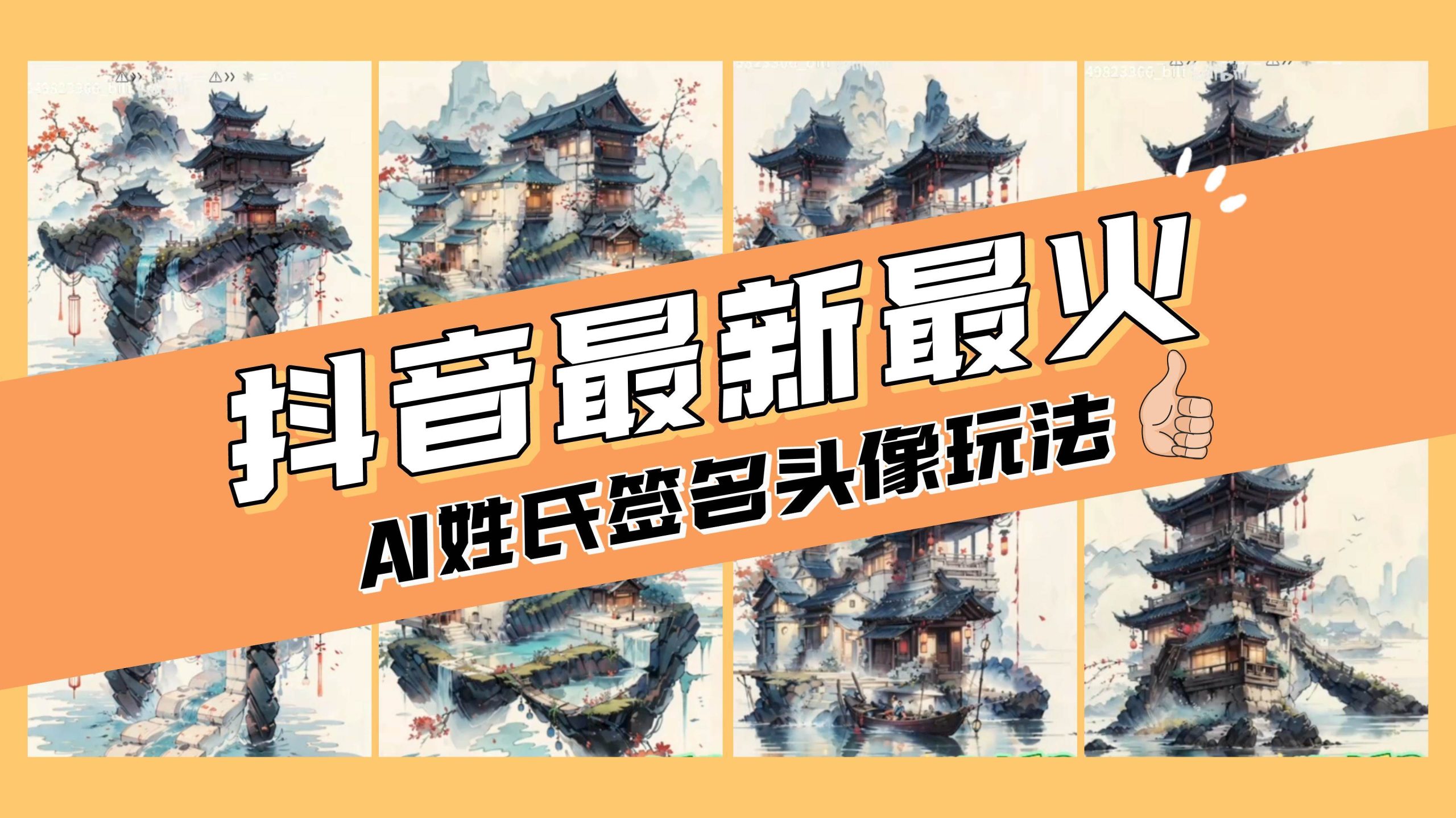 AI姓氏签名头像定制，简单易操作，日入200-500+-宝籍资源
