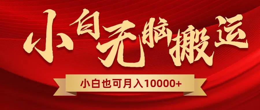 无脑搬运视频，全新平台独占玩法，一个账号每天1000+，多账号轻松扩张！-宝籍资源