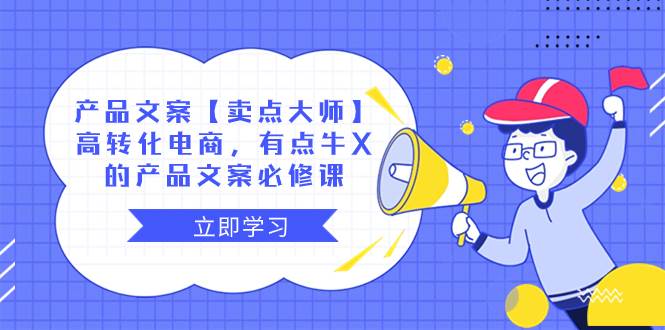 产品文案【卖点大师】高转化电商，有点牛X的 产品文案必修课-宝籍资源