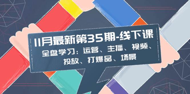 11月最新-35期-线下课：全盘学习：运营、主播、视频、投放、打爆品、场景-宝籍资源