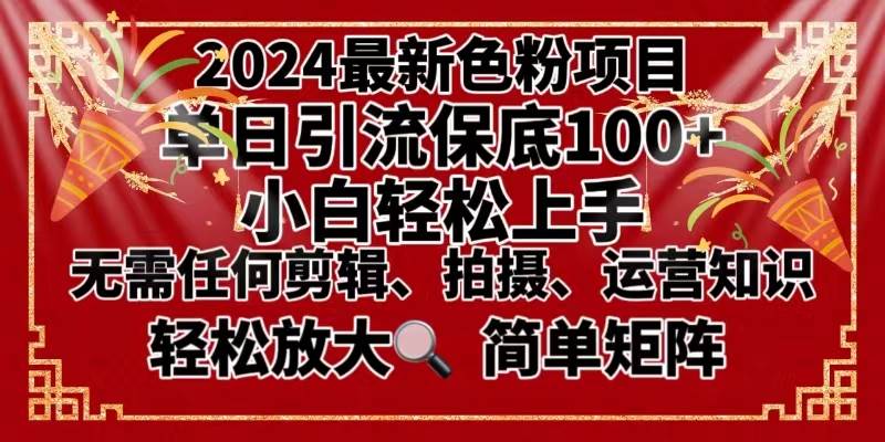 2024最新换脸项目，小白轻松上手，单号单月变现3W＋，可批量矩阵操作放大-宝籍资源