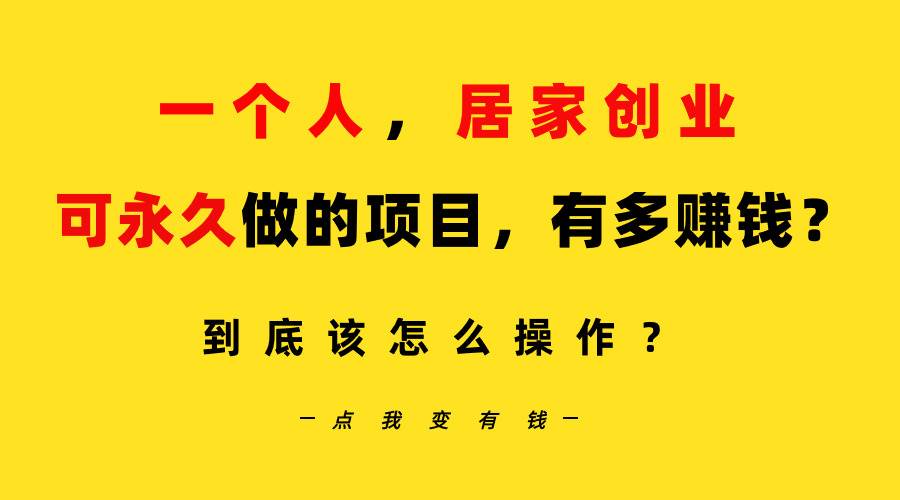 一个人，居家创业：B站每天10分钟，单账号日引创业粉100+，月稳定变现5W…-宝籍资源