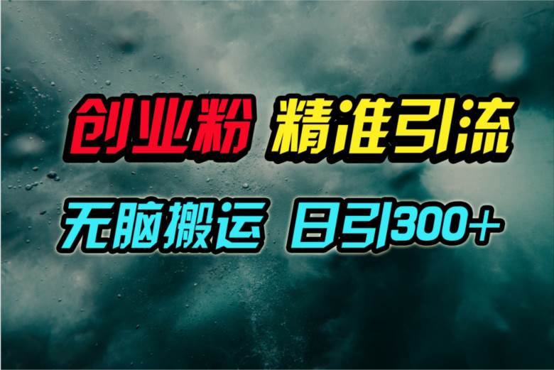 视频号纯搬运日引300+创业粉教程！-宝籍资源