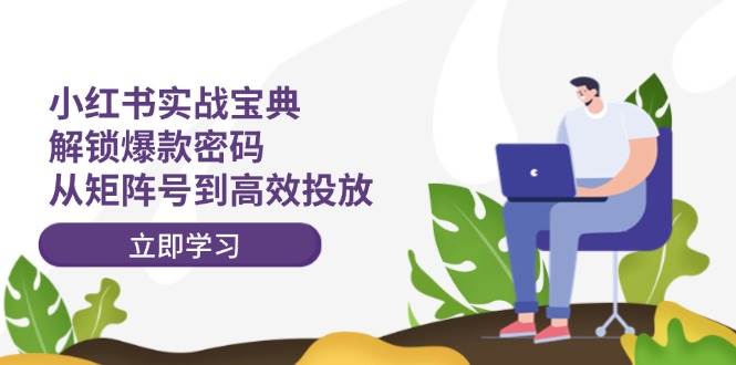 小红书实战宝典：解锁爆款密码，从矩阵号到高效投放-宝籍资源